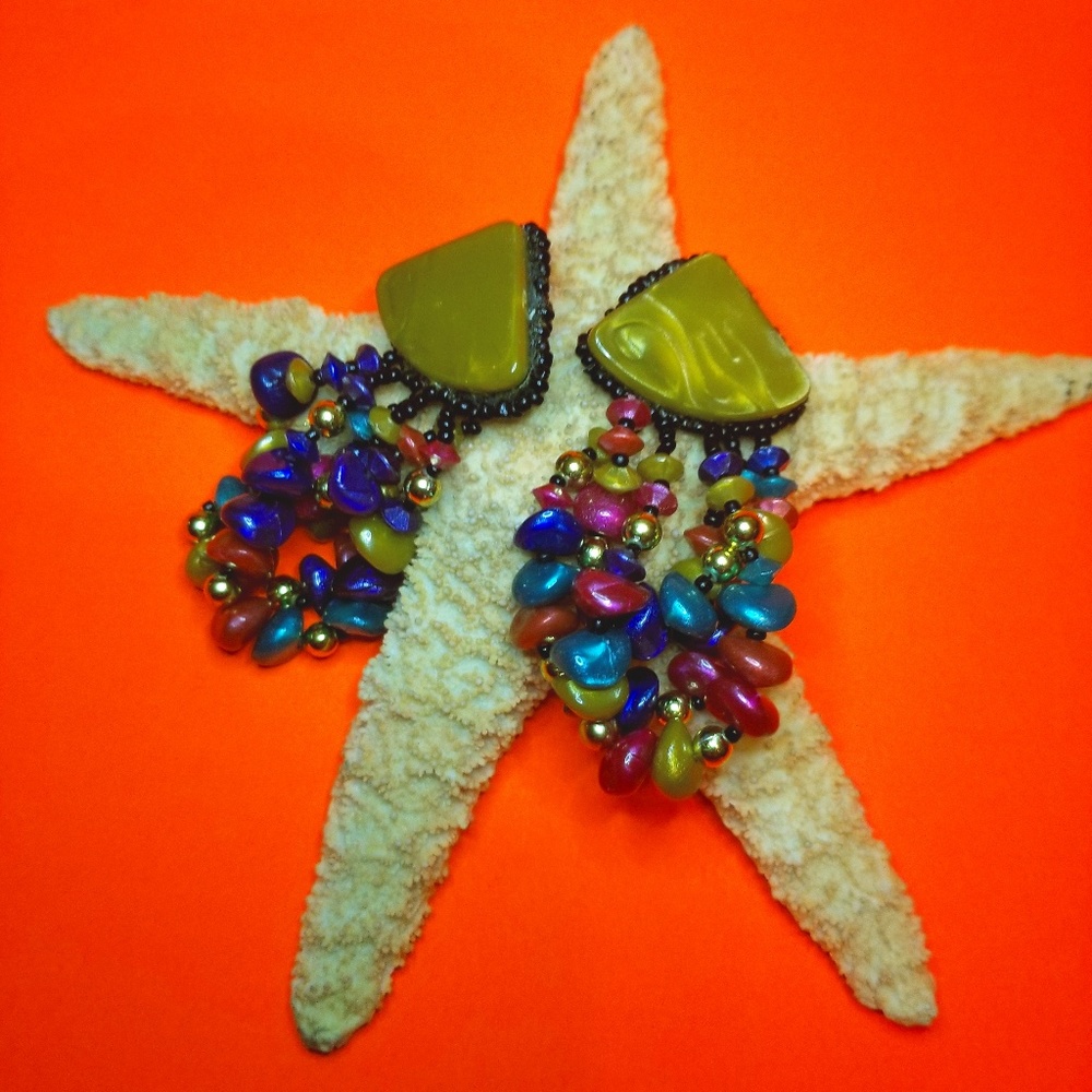 Colorful Beaded Earring